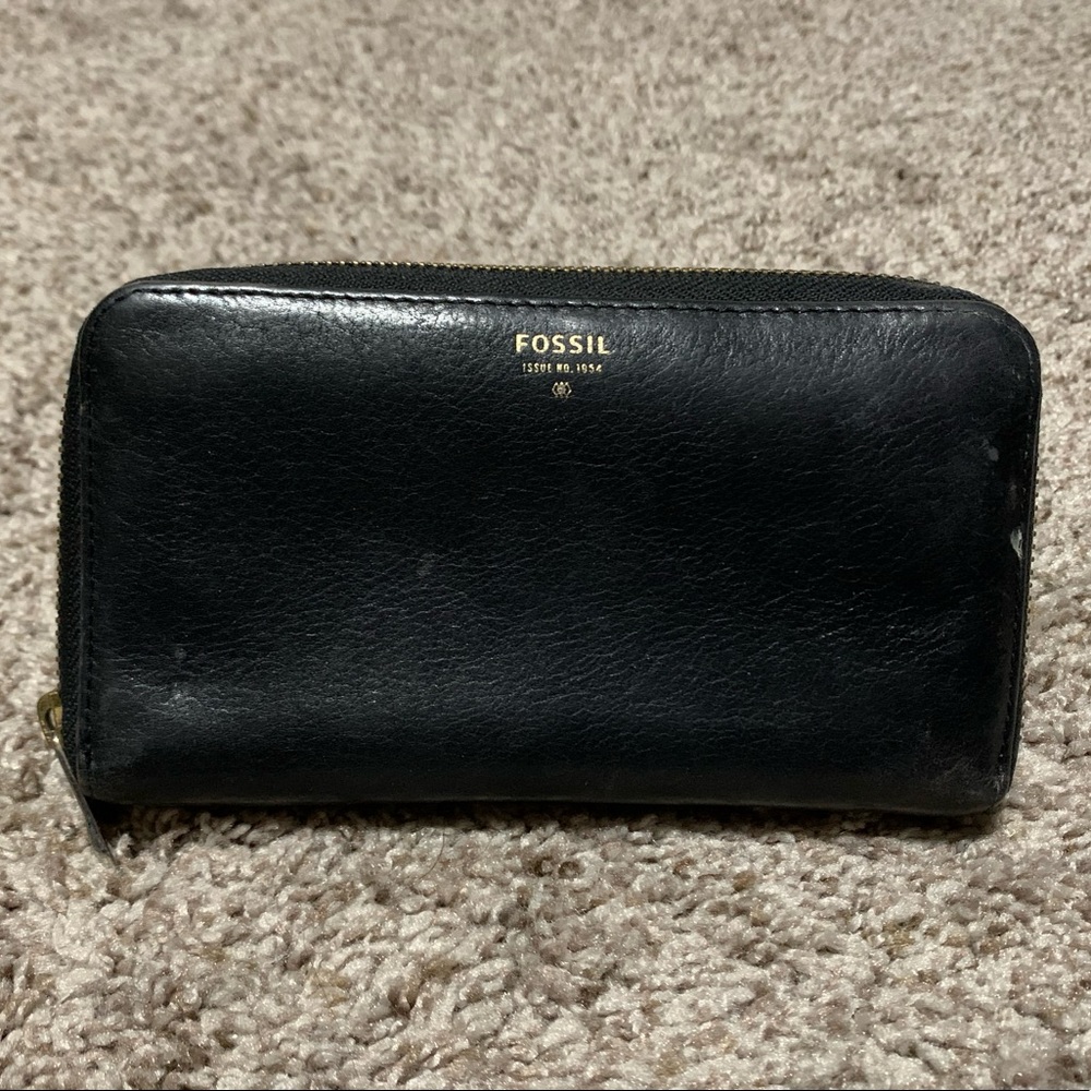 Fossil Wallet, black